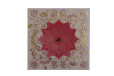 Pink Flower Cut Wedding Card Design GC 1065