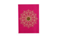 Pink Satin Cloth Hindu Wedding Card GC 2076