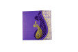 Paisley Purple Wedding Card PR 478