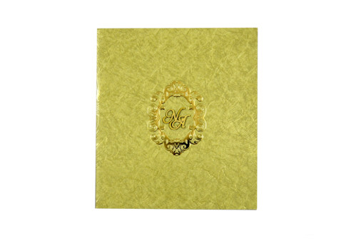 Golden Wedding Card Design PR 552